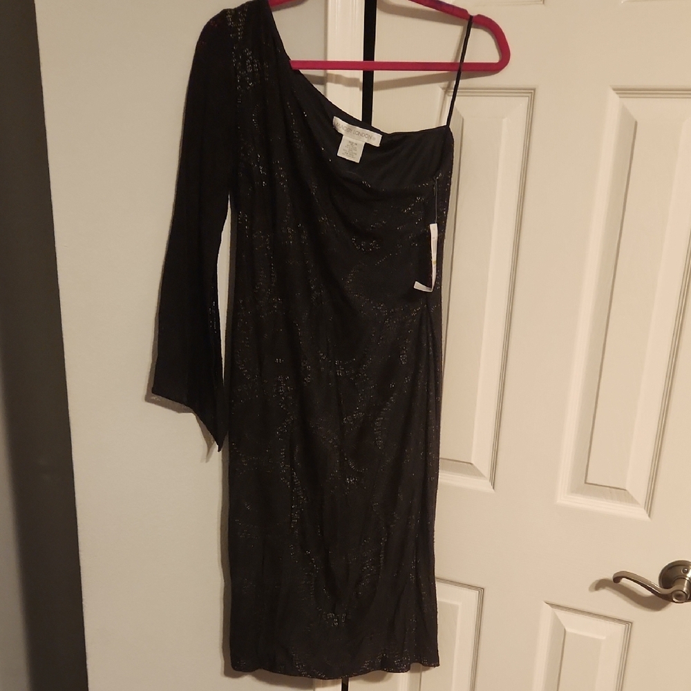 Maggy London Black Long Sleeve Dress